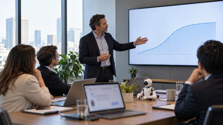 Gambar ilustrasi buatan AI: CFO Robinhood Soroti Pertumbuhan Anthropic 1.300% Jelang IPO