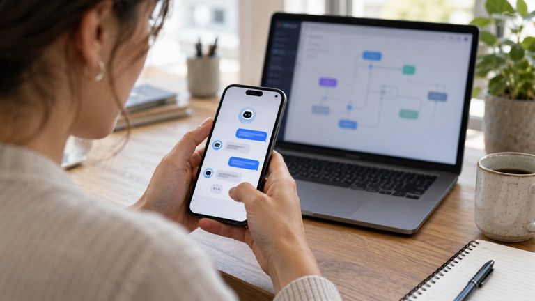 Gambar ilustrasi buatan AI: OpenAI Uji Coba Dot Agent yang Bisa Dikirimi Pesan lewat iMessage