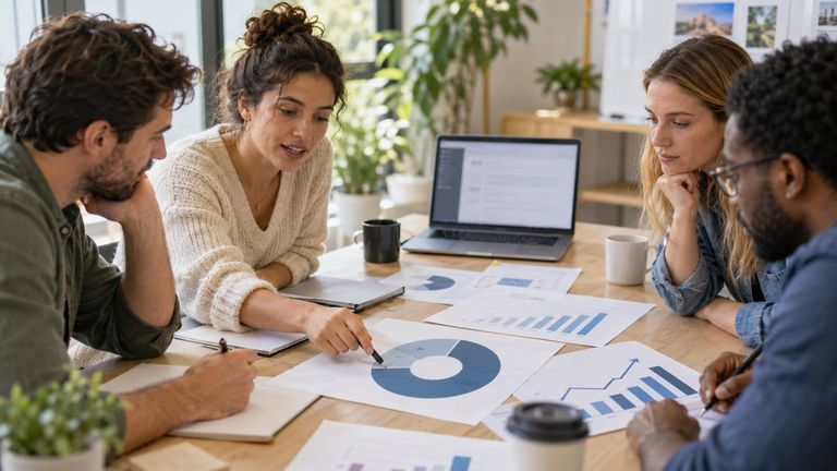 Gambar ilustrasi buatan AI: Survei Arfadia mencatat 77% bisnis belum punya strategi GEO saat anggaran SEO naik